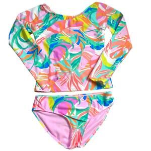 Rasins Abstract Girl's 2pc swimsuit Girl's size 12